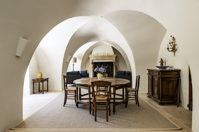 Chez Constance et Lawrence Slaughter au château de Mille à Apt.